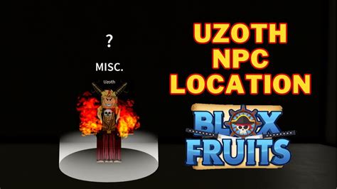 uzoth|what does uzoth do in blox fruits.